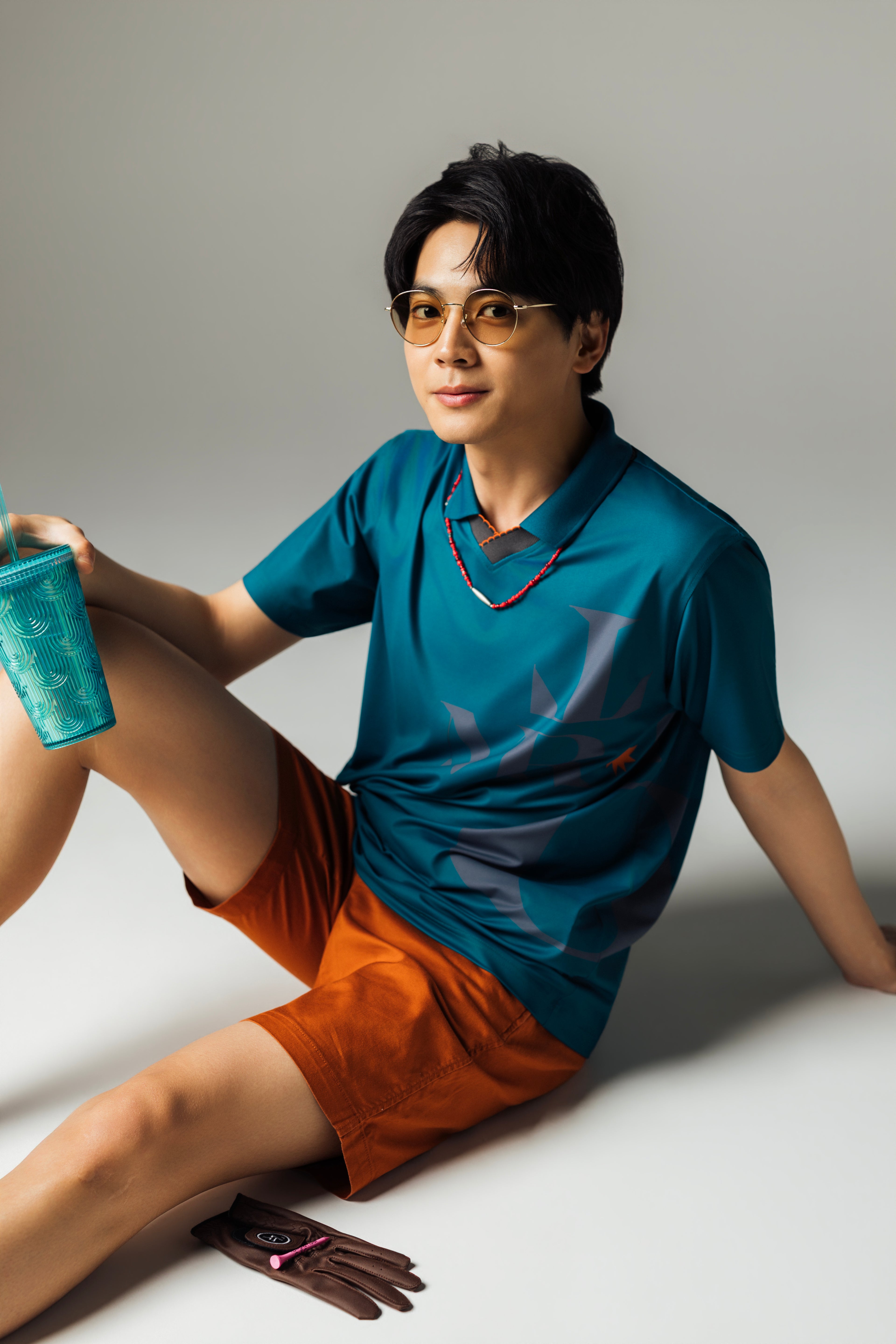 MEN’S｜パフォーマンス<br> MR グラフィック ポロ｜<br>高伸縮 - グリーン