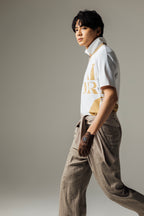 MEN’S｜パフォーマンス<br> MR グラフィック ポロ｜<br>高伸縮 - ホワイト