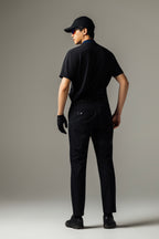 MEN’S｜パフォーマン<br>ロゴ　モックネック - ブラック