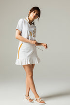 WOMEN’S｜パフォーマンス<br> MR グラフィック ポロ - ホワイト