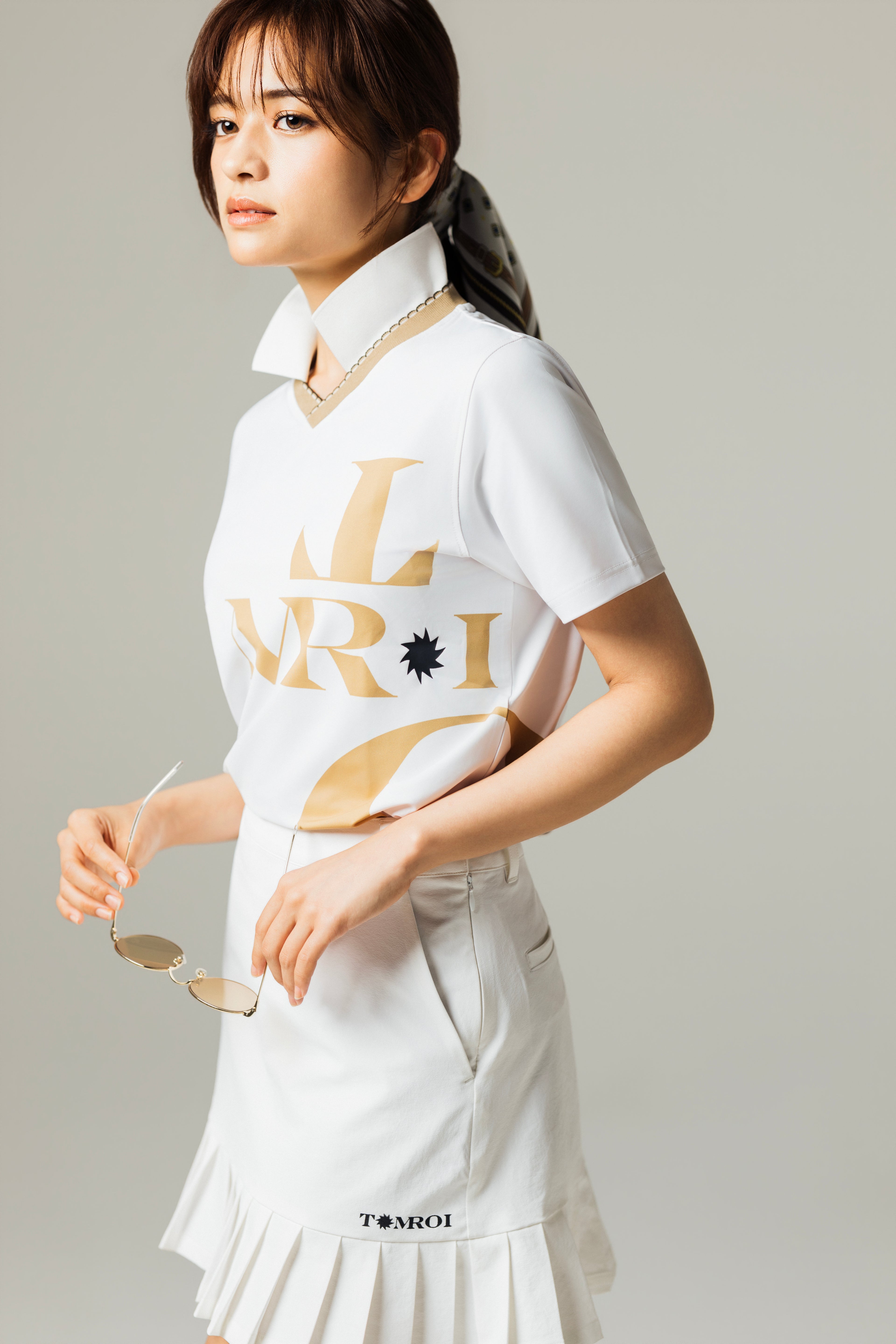 WOMEN’S｜パフォーマンス<br> MR グラフィック ポロ - ホワイト