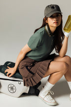 UNISEX｜ロゴキャップ - オリーブ