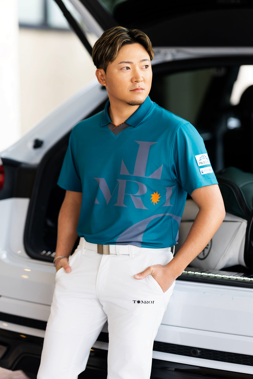 MEN’S｜パフォーマンス <br>ライン スラックス｜<br>高伸縮2WAYストレッチ - ホワイト