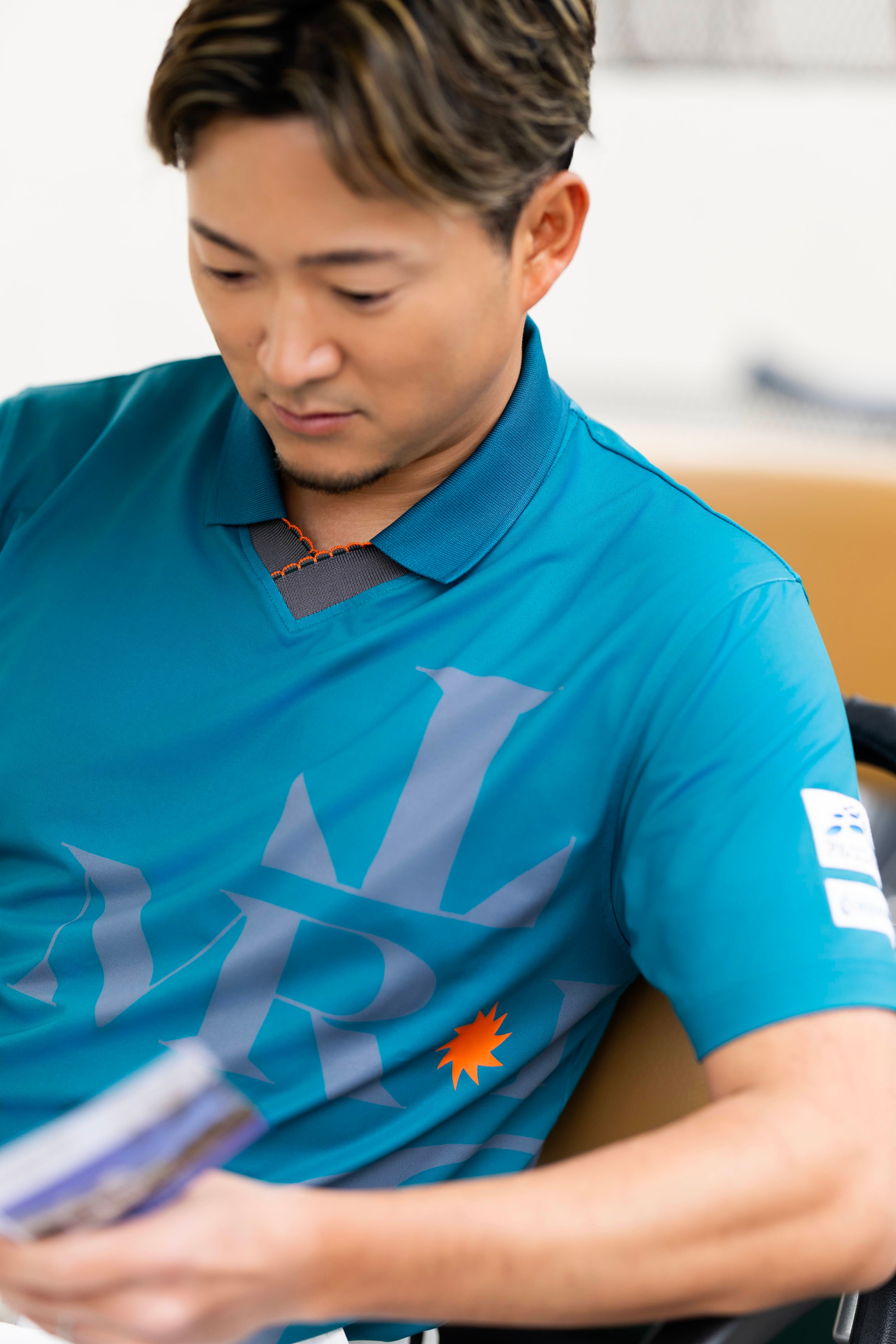 MEN’S｜パフォーマンス<br> MR グラフィック ポロ｜<br>高伸縮