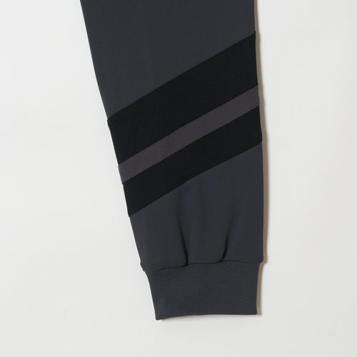 MEN’S｜クール パフォーマンス<br> ライン ジョガー｜<br>接触冷感・UPF50 - ブラック