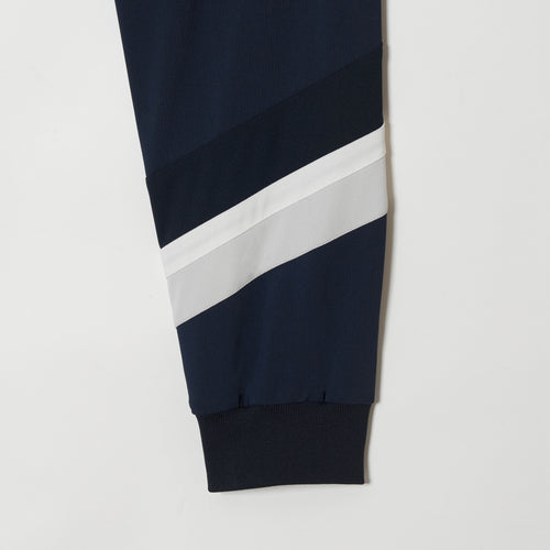 MEN’S｜クール パフォーマンス<br> ライン ジョガー｜<br>接触冷感・UPF50 - ネイビー