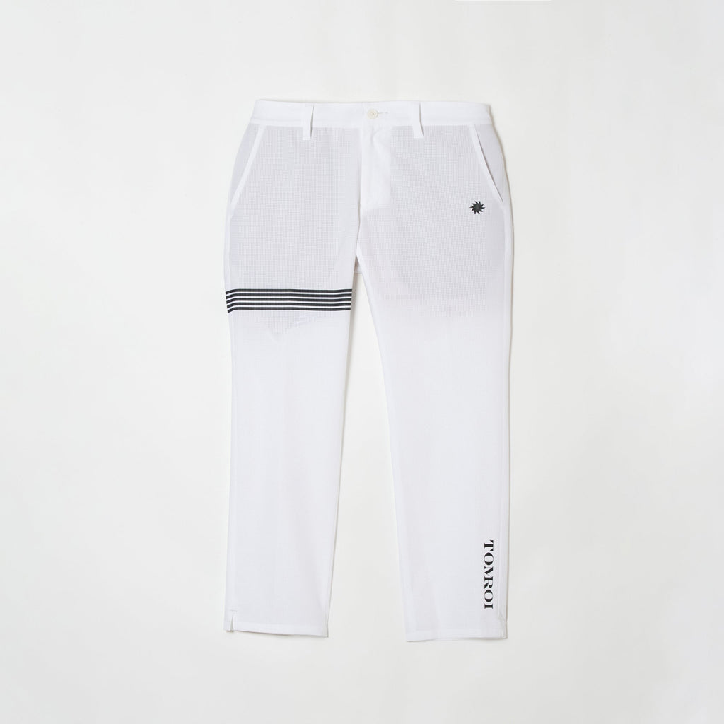MEN’S｜クール パフォーマンス <br>スラックス｜接触冷感・UVカット - ホワイト