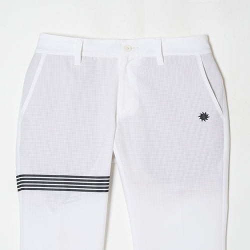 MEN’S｜クール パフォーマンス <br>スラックス｜接触冷感・UVカット - ホワイト