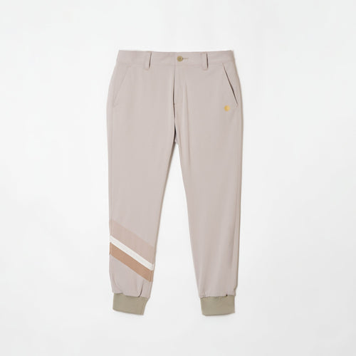 MEN’S｜クール パフォーマンス<br> ライン ジョガー｜<br>接触冷感・UPF50 - ベージュ