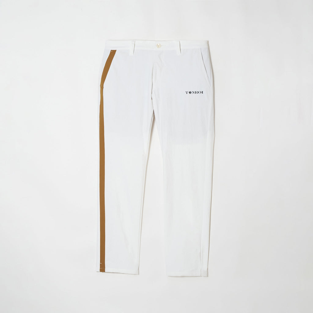 MEN’S｜パフォーマンス <br>ライン スラックス｜<br>高伸縮2WAYストレッチ - ホワイト