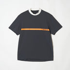 MEN’S｜パフォーマンス<br>ライン モックネック - ダークグレー
