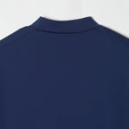 MEN’S｜パフォーマンス <br>ジップ ポロ｜高伸縮 - ネイビー
