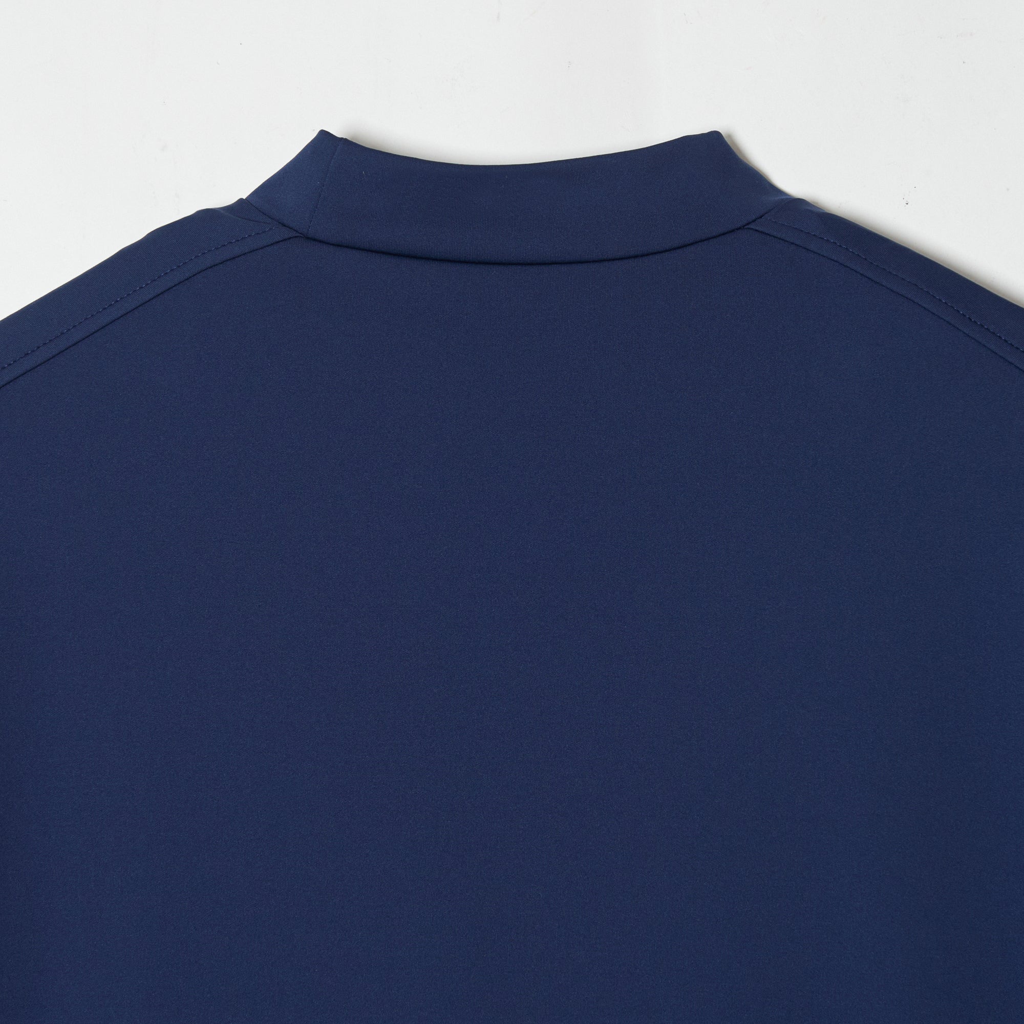 MEN’S｜パフォーマンス <br>ジップ ポロ｜高伸縮 - ネイビー