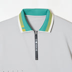 MEN’S｜パフォーマンス <br>ジップ ポロ｜高伸縮