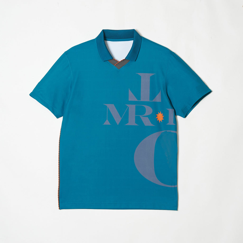 MEN’S｜パフォーマンス<br> MR グラフィック ポロ｜<br>高伸縮 - グリーン