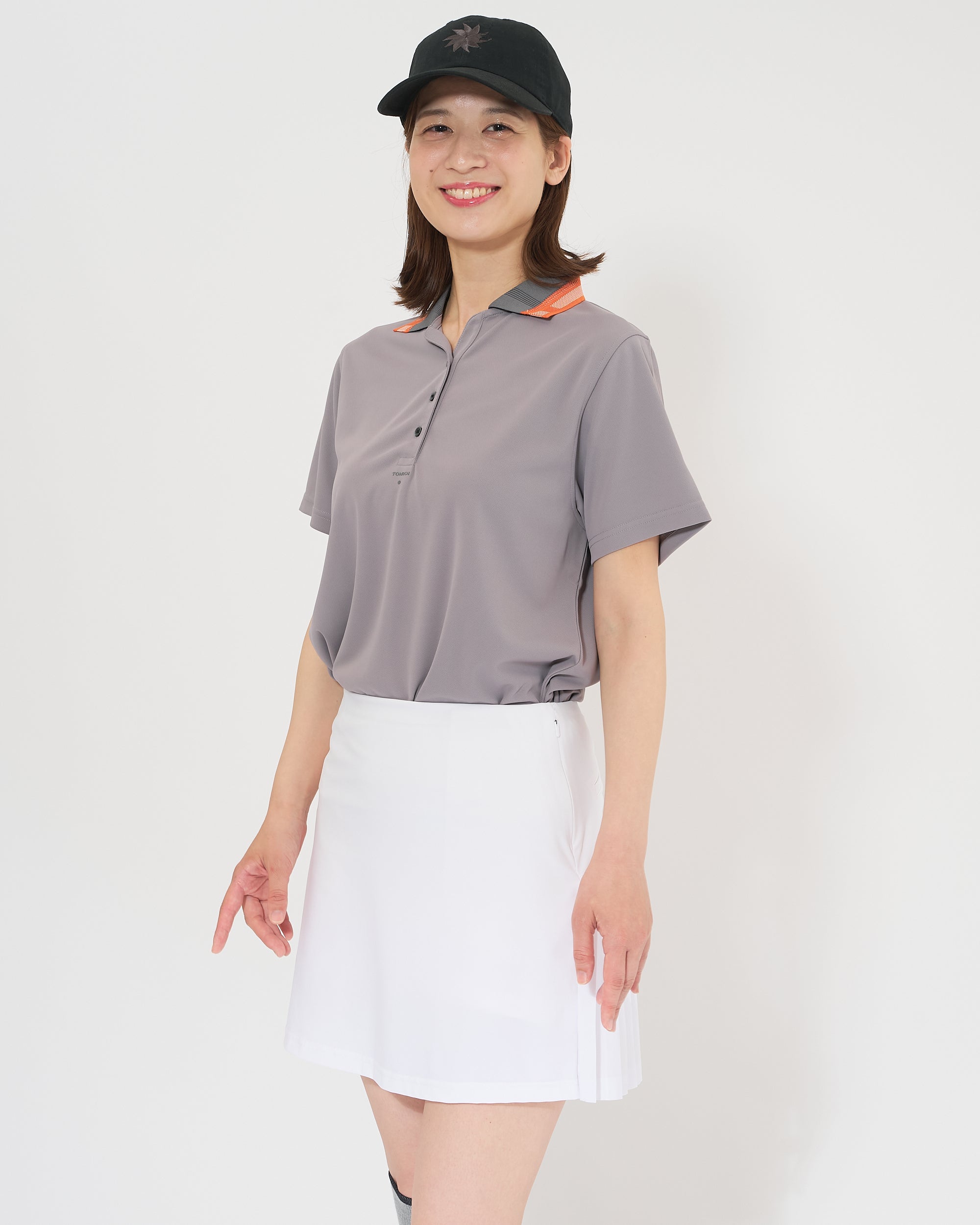 WOMEN’S｜パフォーマンス<br>ロゴ ポロ｜吸水速乾・UVカット