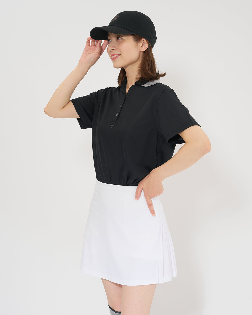 WOMEN’S｜パフォーマンス<br>ロゴ ポロ｜吸水速乾・UVカット