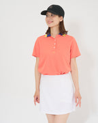 WOMEN’S｜パフォーマンス<br>ロゴ ポロ｜吸水速乾・UVカット